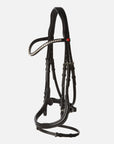 Trense Kieffer Ultrasoft® Stella in Schwarz mit Chrombeschlägen