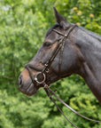 Trense Kieffer Ultrasoft® Tara in Braun mit Chrombeschlägen
