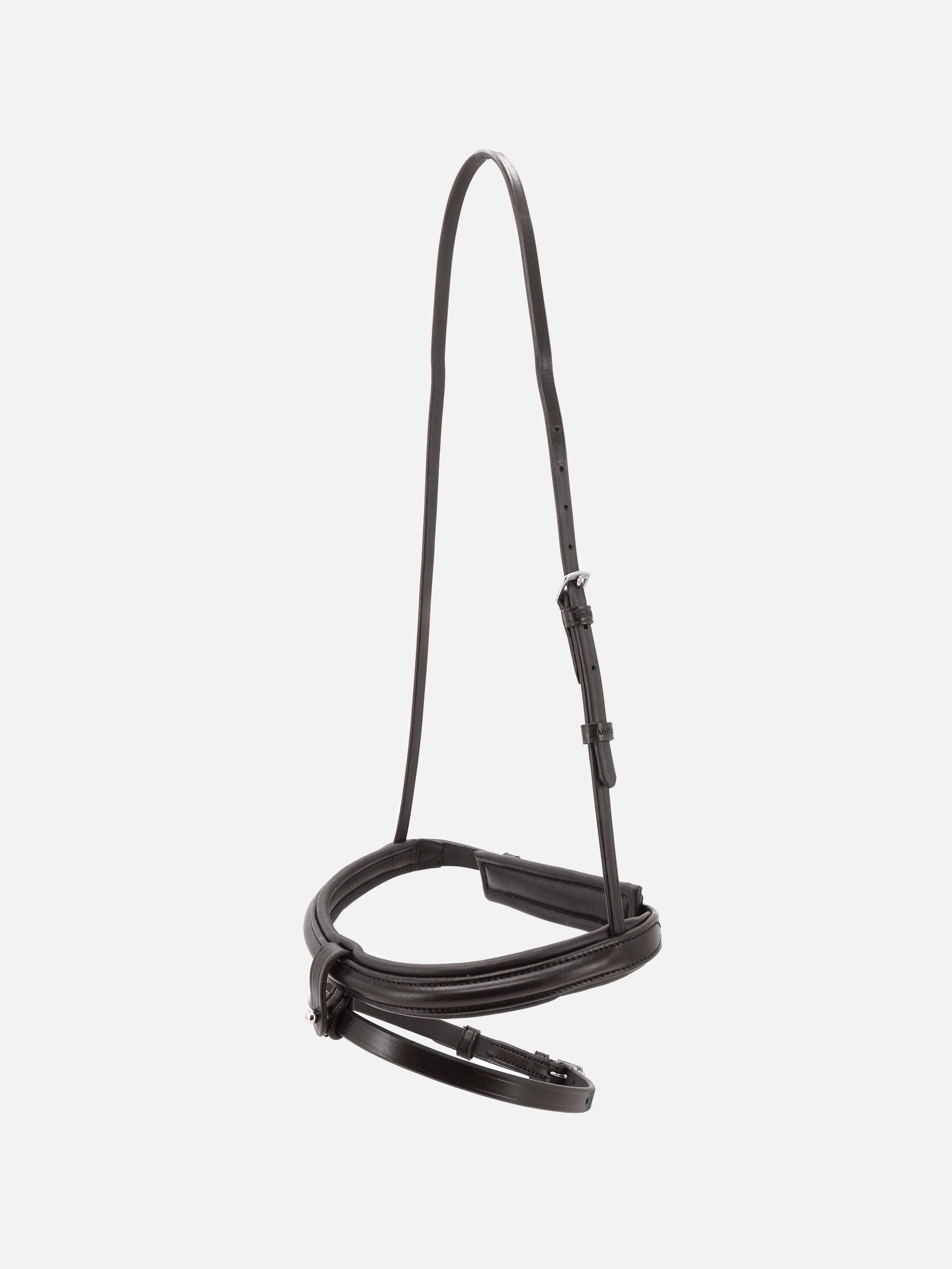 Englisch kombiniertes Reithalfter Anja Beran in Braun mit Chrombeschlägen