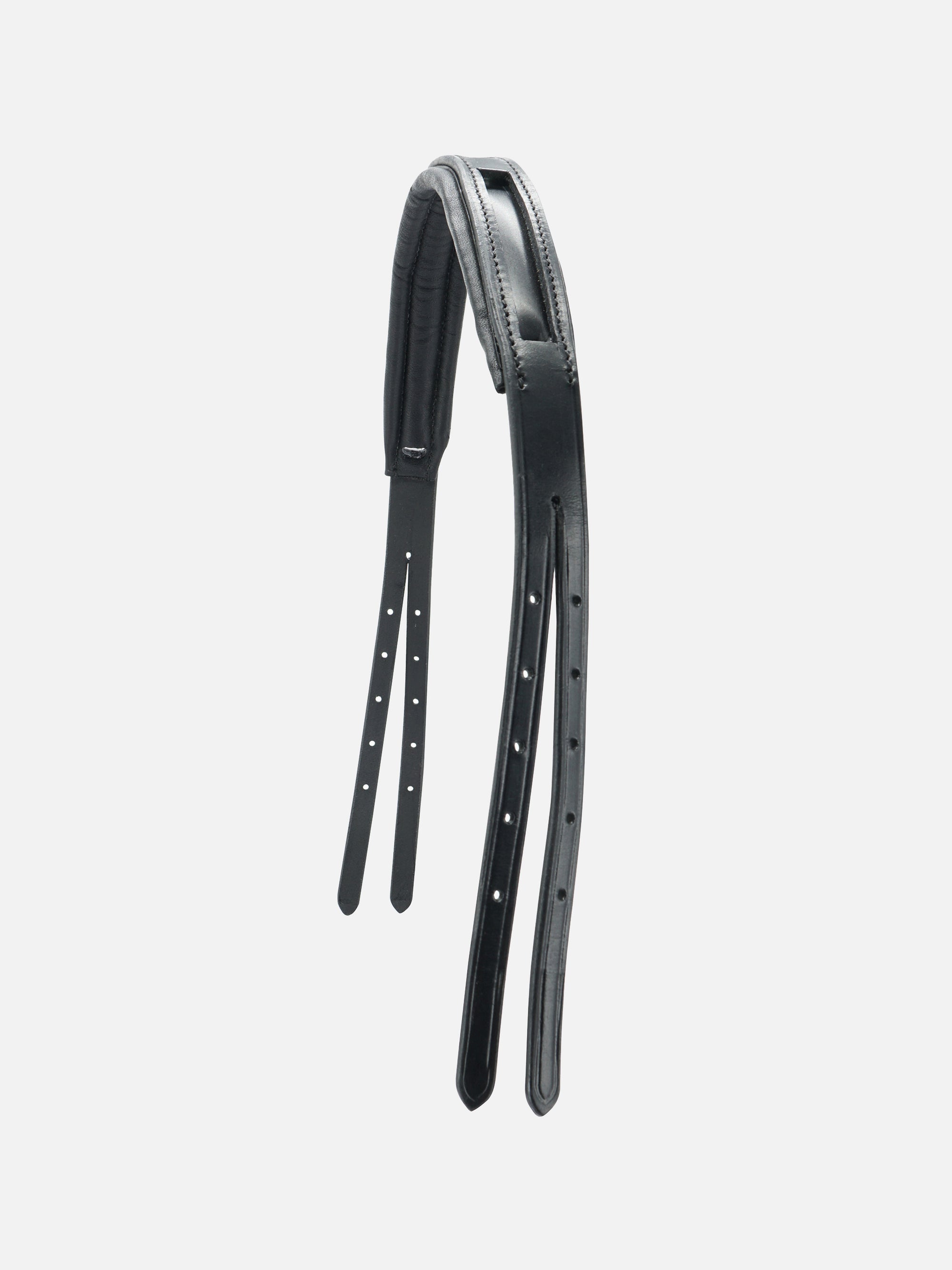 Kopfstück Anja Beran in Schwarz mit zwei Strippen