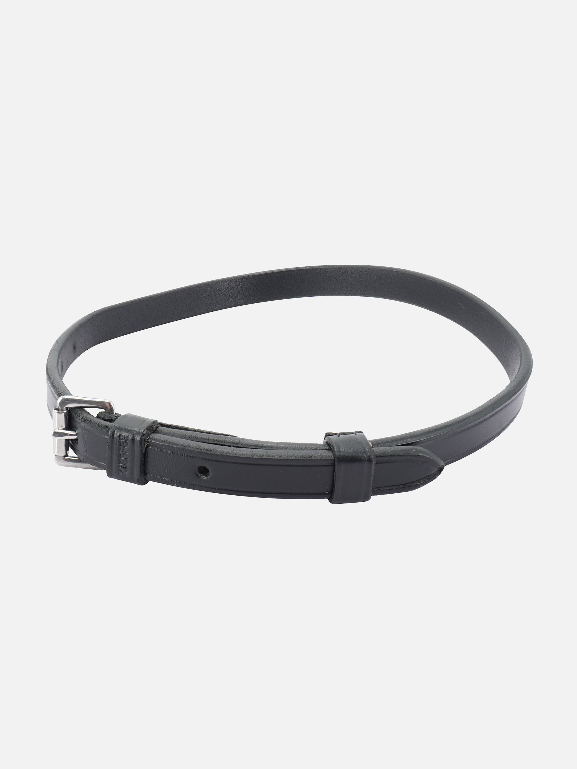 Sperrriemen Perseus in Schwarz mit Chrombeschlägen