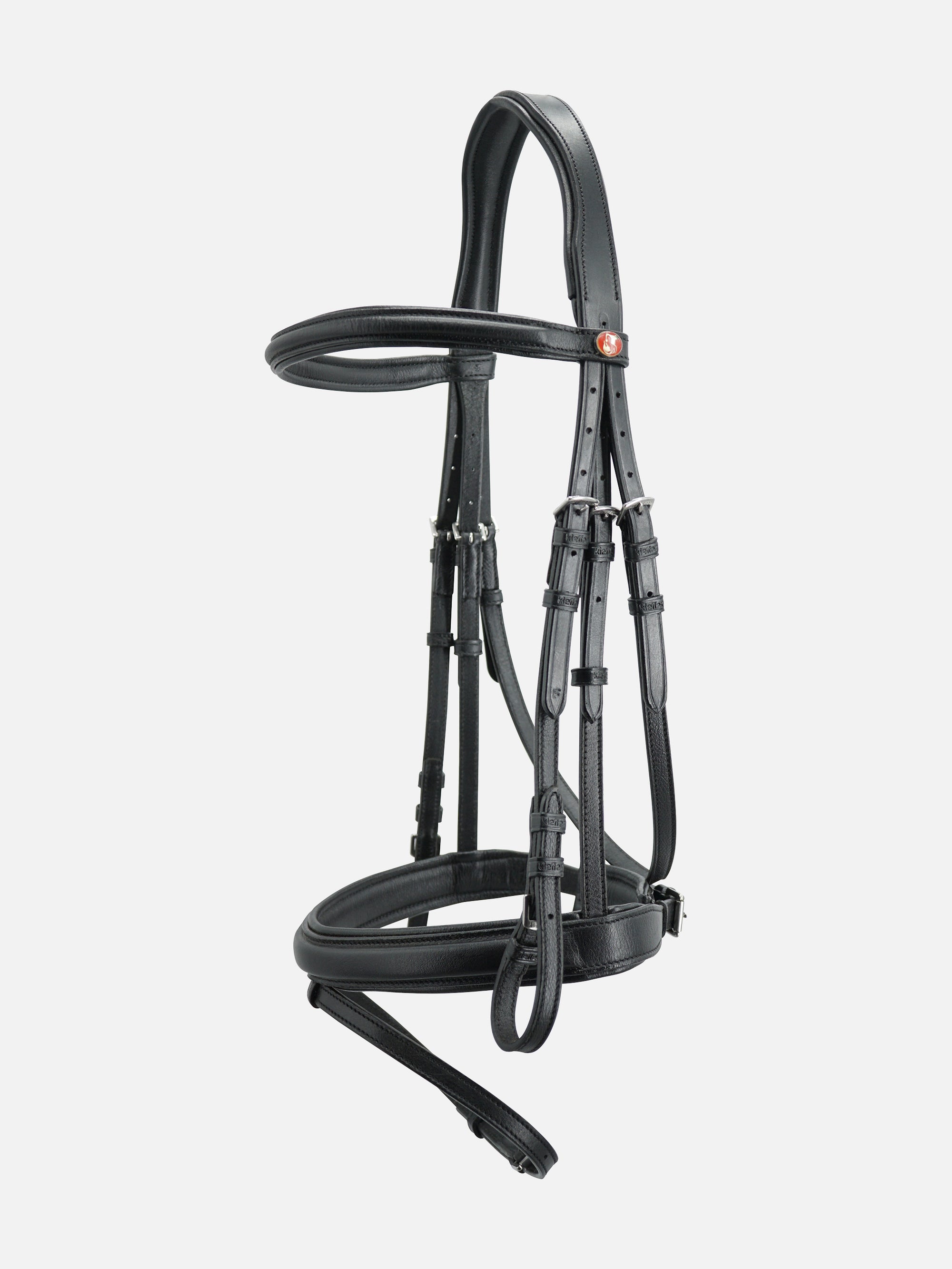 Trense Kieffer Ultrasoft® Economy in Schwarz mit Chrombeschlägen