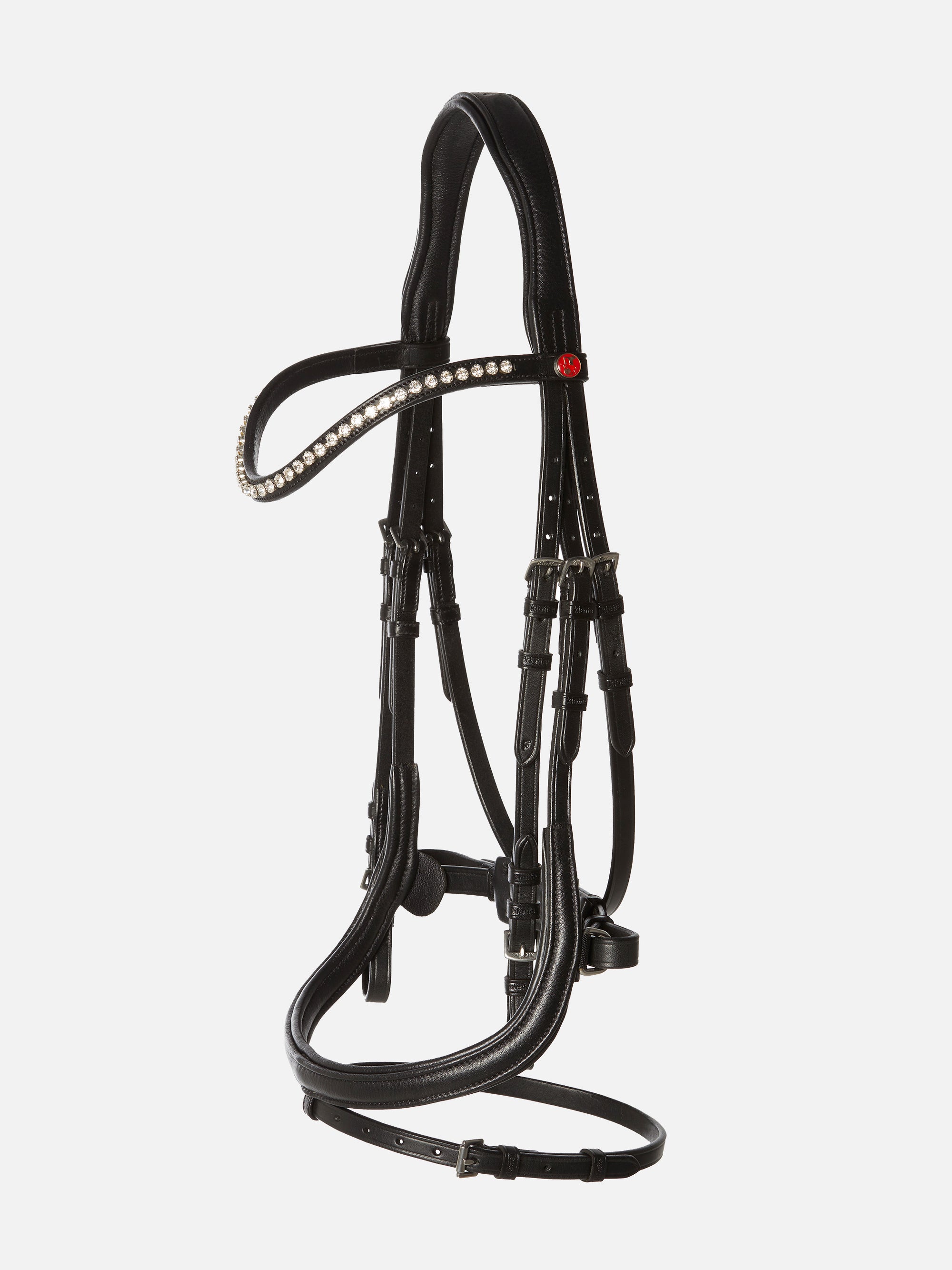 Trense Kieffer Ultrasoft® Stella in Schwarz mit Chrombeschlägen