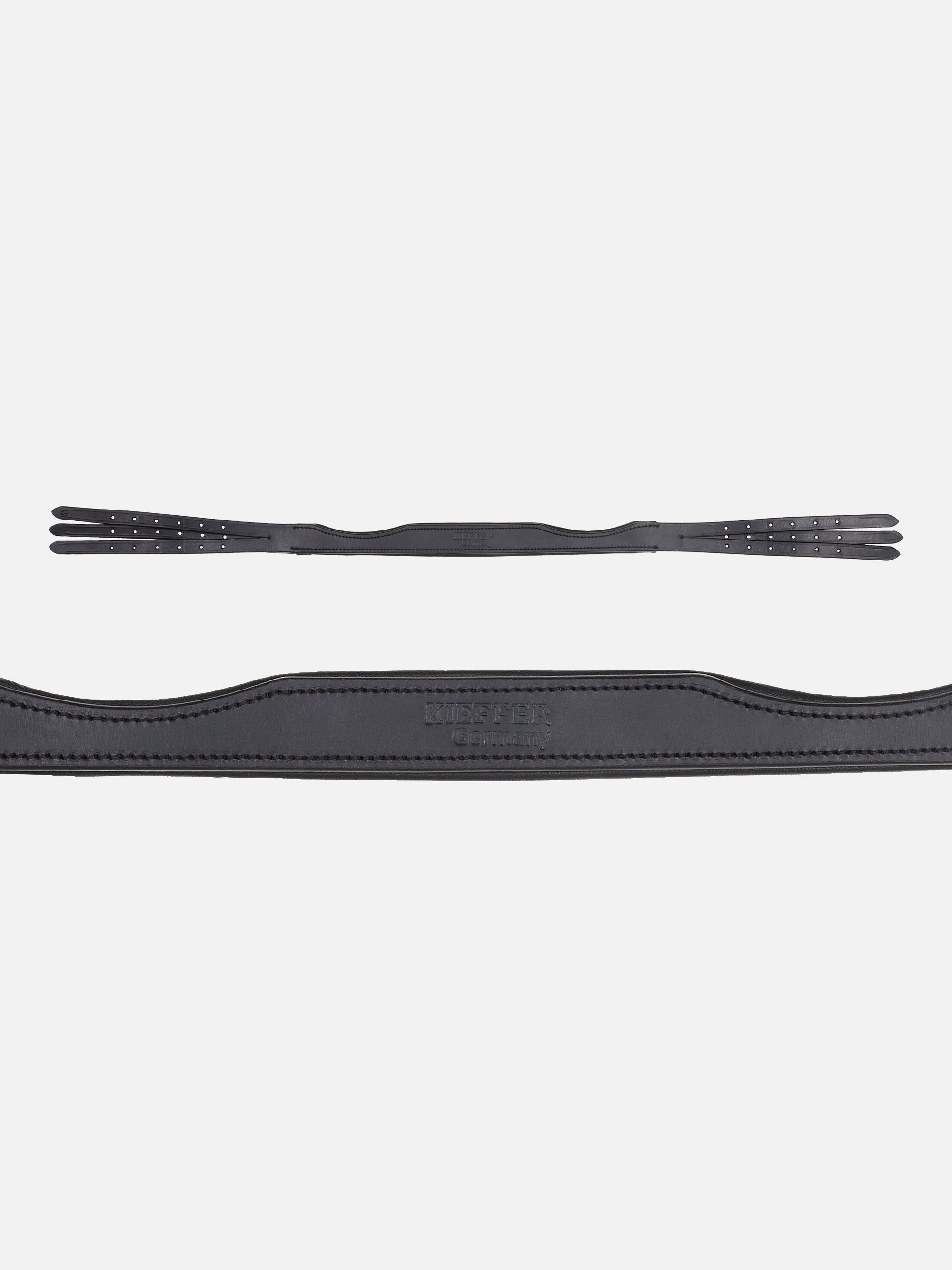 Detailfoto Trense Essentials Lara in Schwarz mit Chrombeschlägen: Genickstück