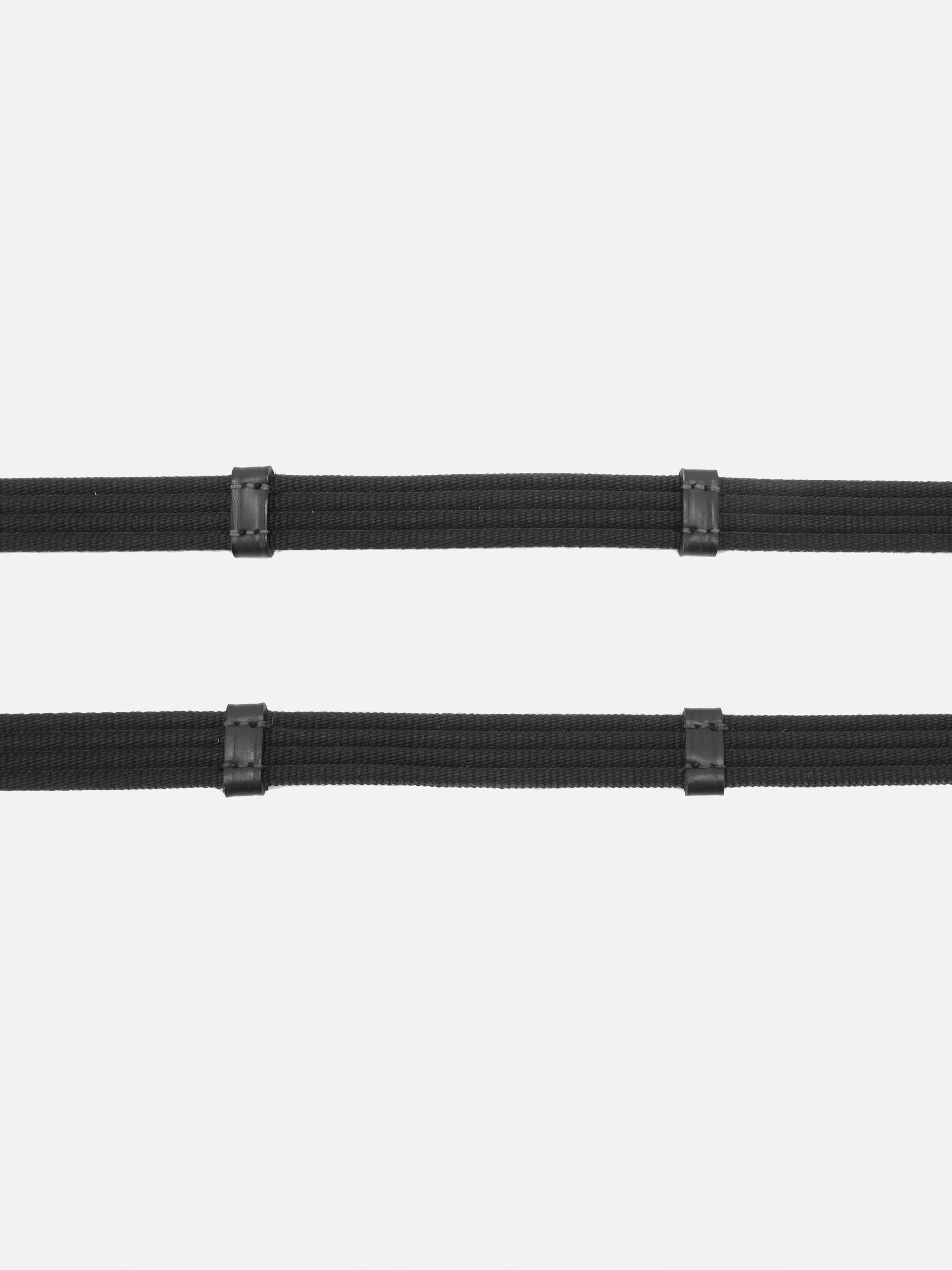 Detailfoto Gurtzügel Belinda in Schwarz mit Chrombeschlägen