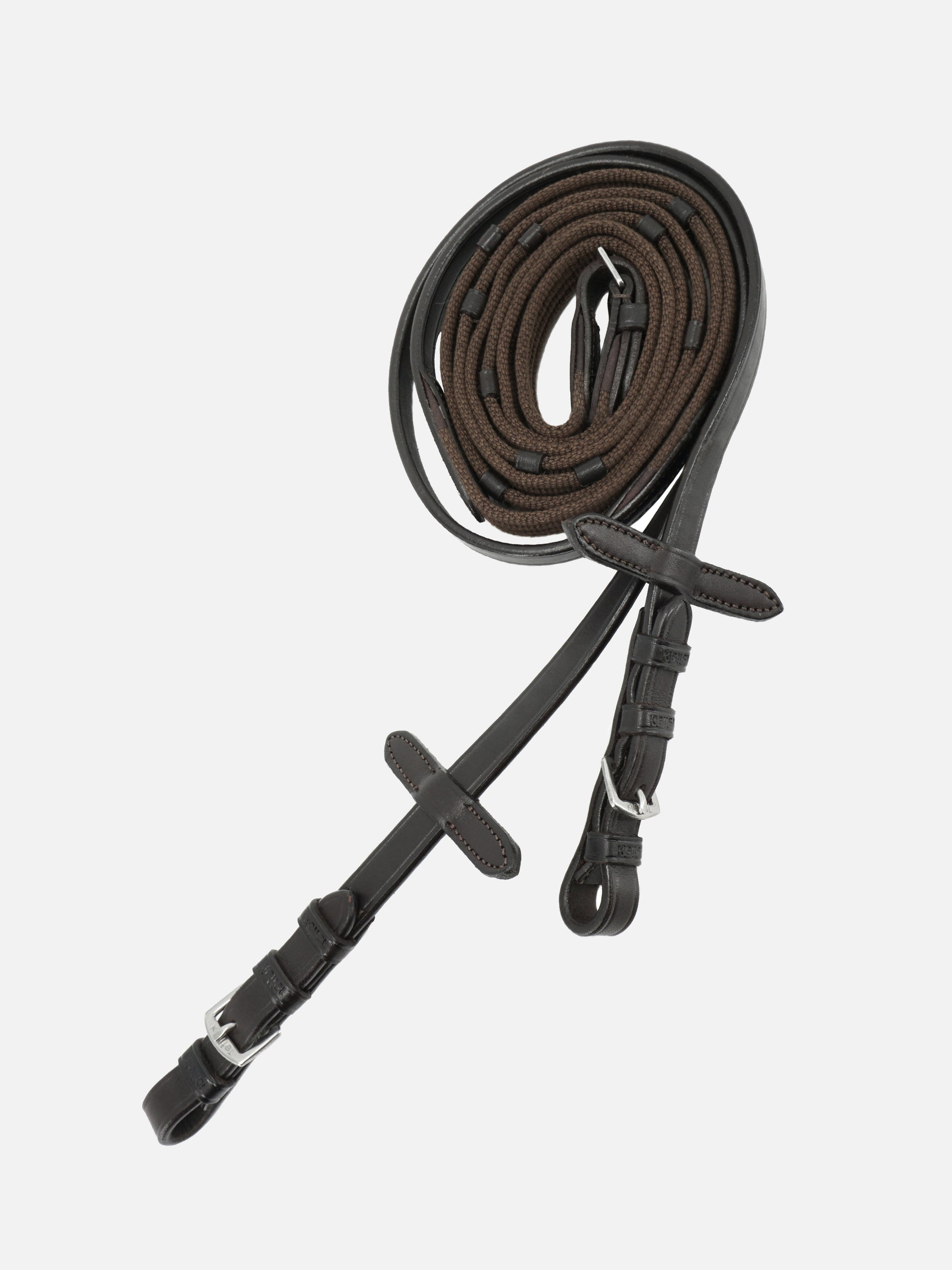 Gurtzügel Kieffer Ultrasoft® in Braun mit Chrombeschlägen