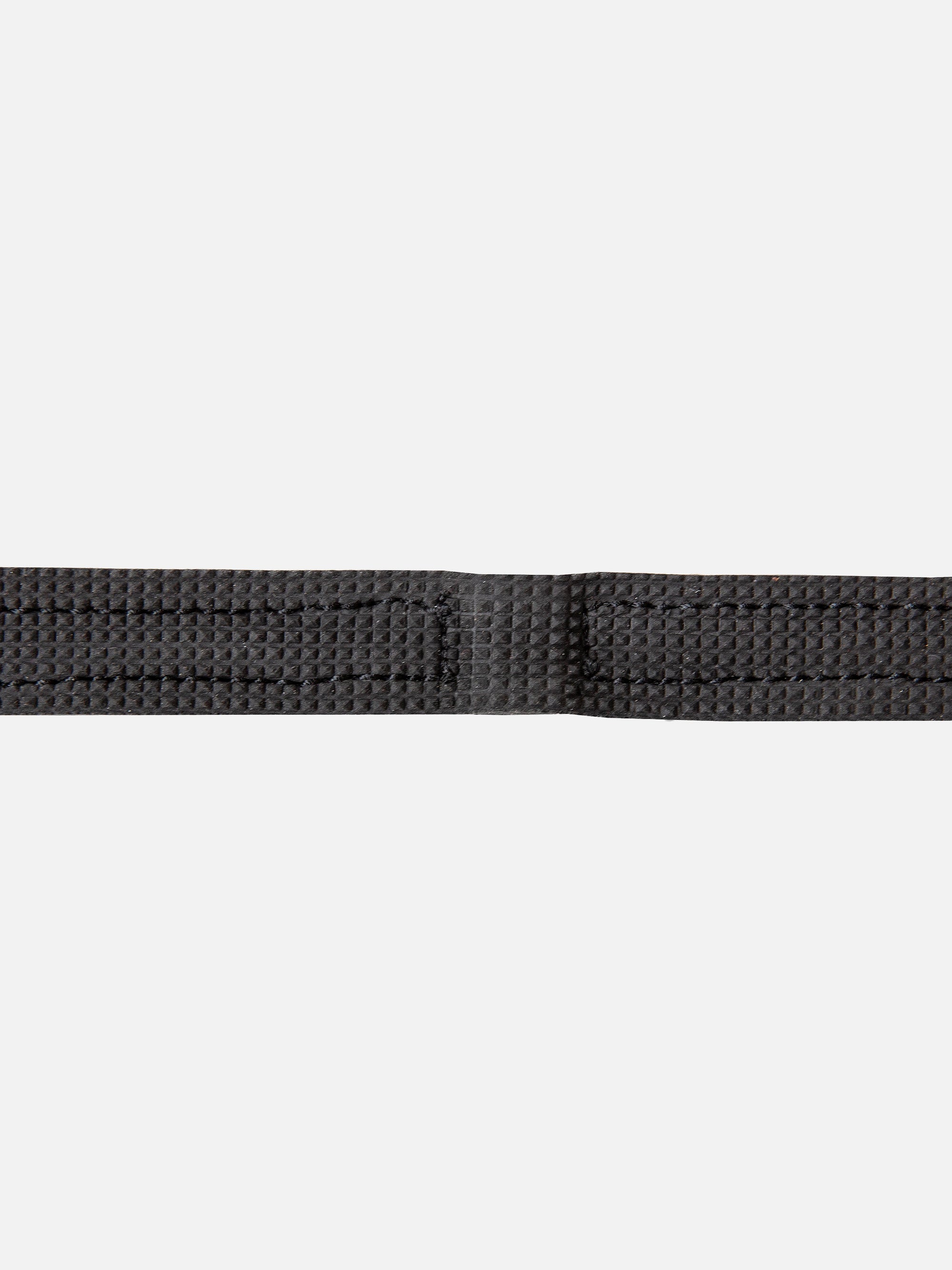 Detailfoto Lederzügel Kieffer Ultrasoft® in Schwarz mit Chrombeschlägen: einseitigerGummierung