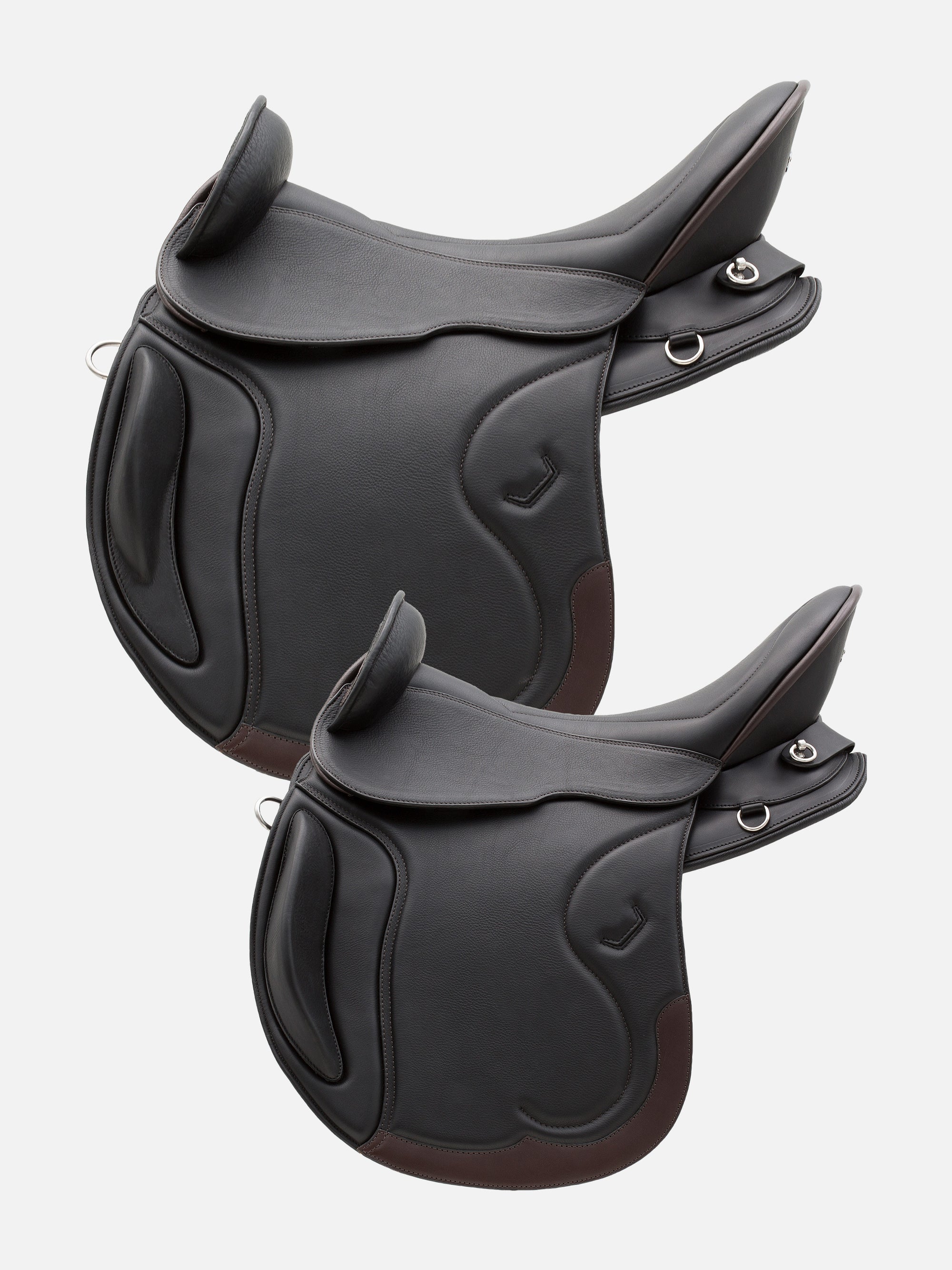 Detailfoto Trekkingsattel Trekk Vario: Pauschen in zwei verschiedenen Ausführungen am Sattel