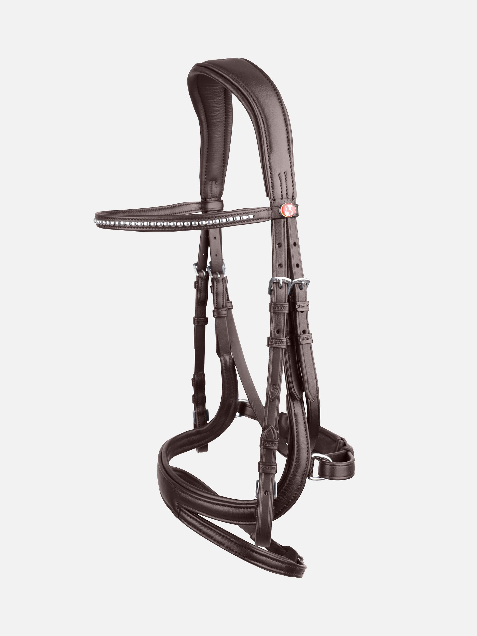 Trense Kieffer Ultrasoft® Tara in Braun mit Chrombeschlägen