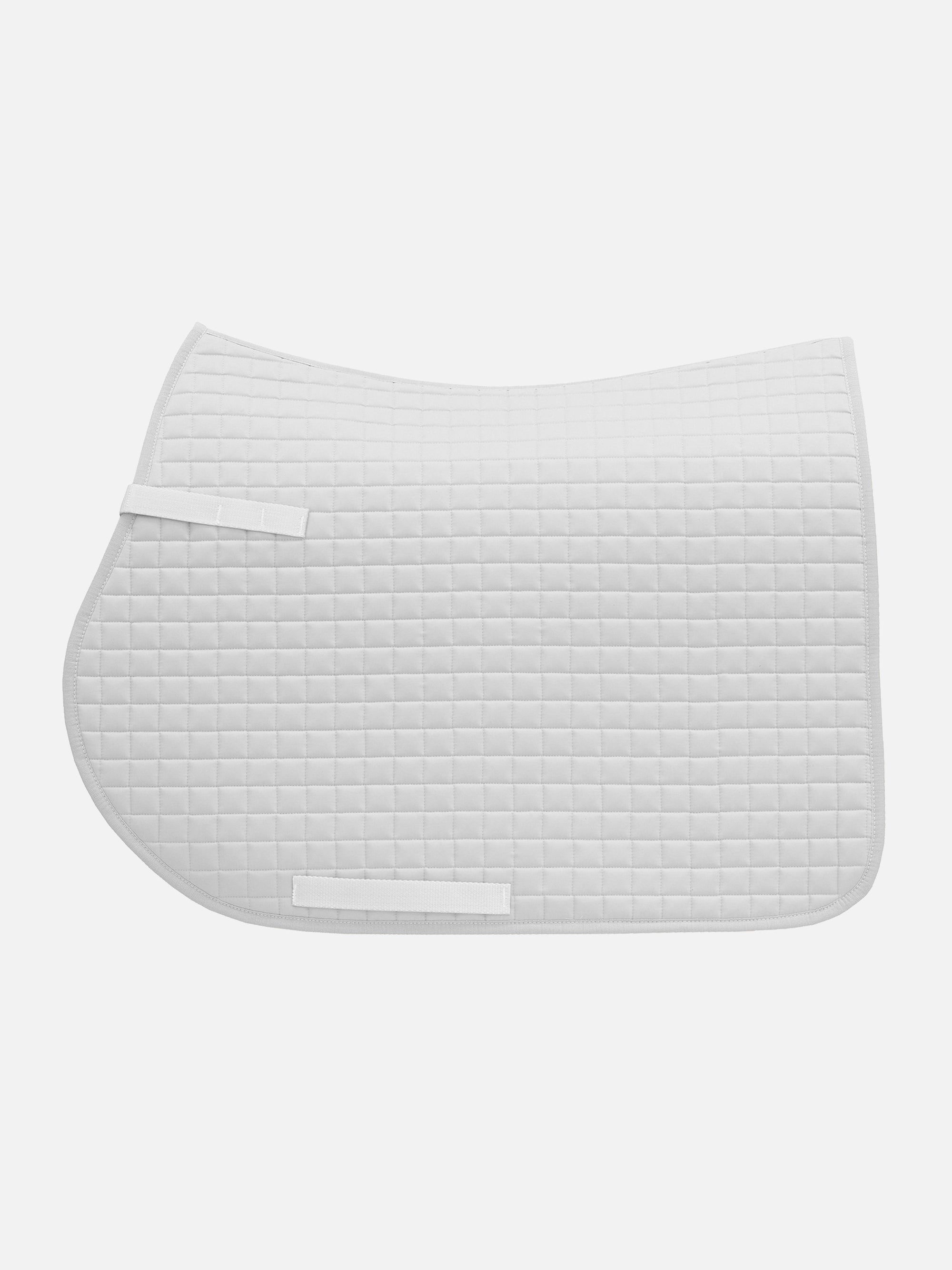 Molton-Schabracke, Vielseitigkeitsausführung in Weiß