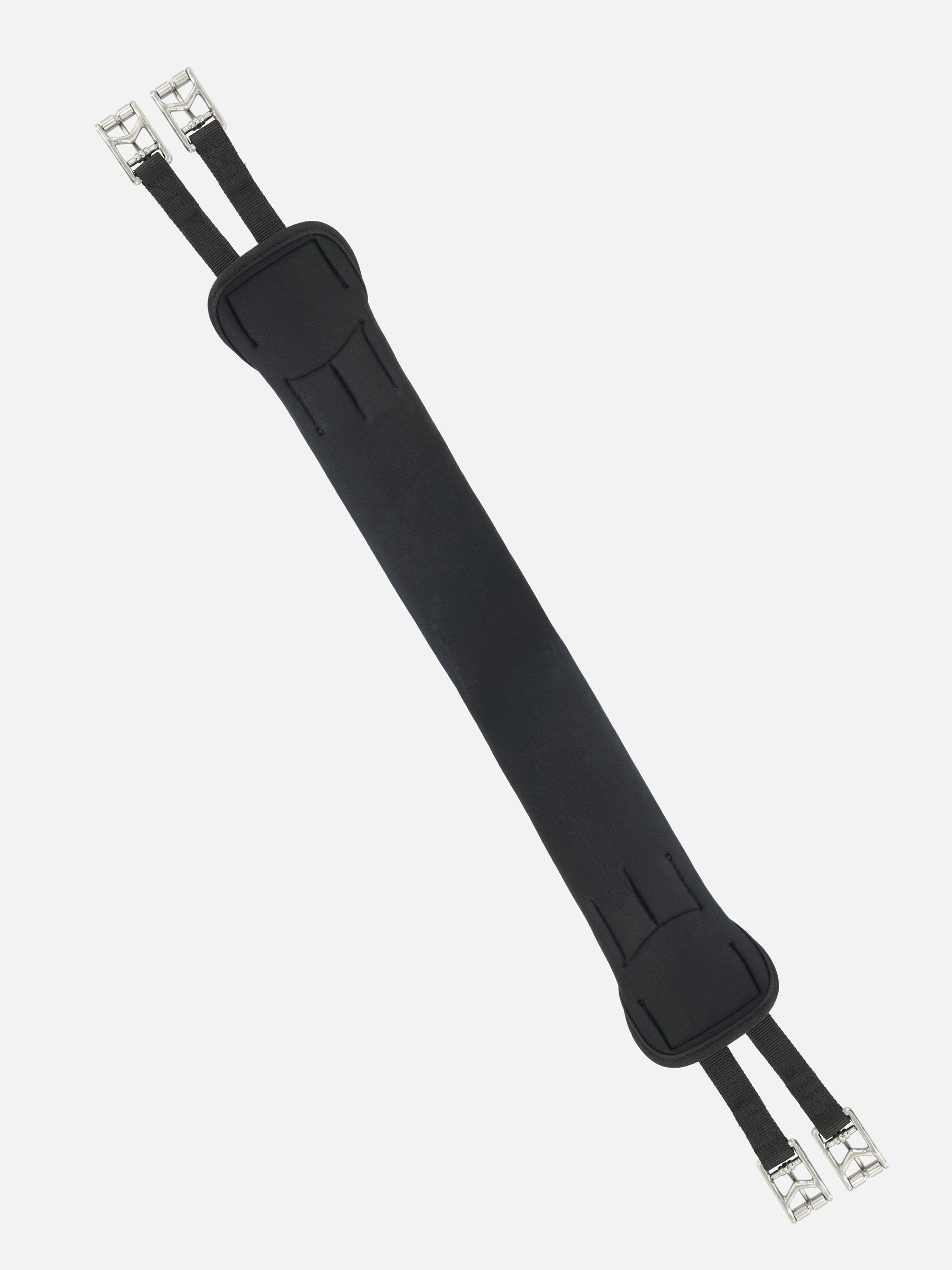 Rückseite Langgurt Kiefferpren ohne Elastik in Schwarz mit Rollschnallen