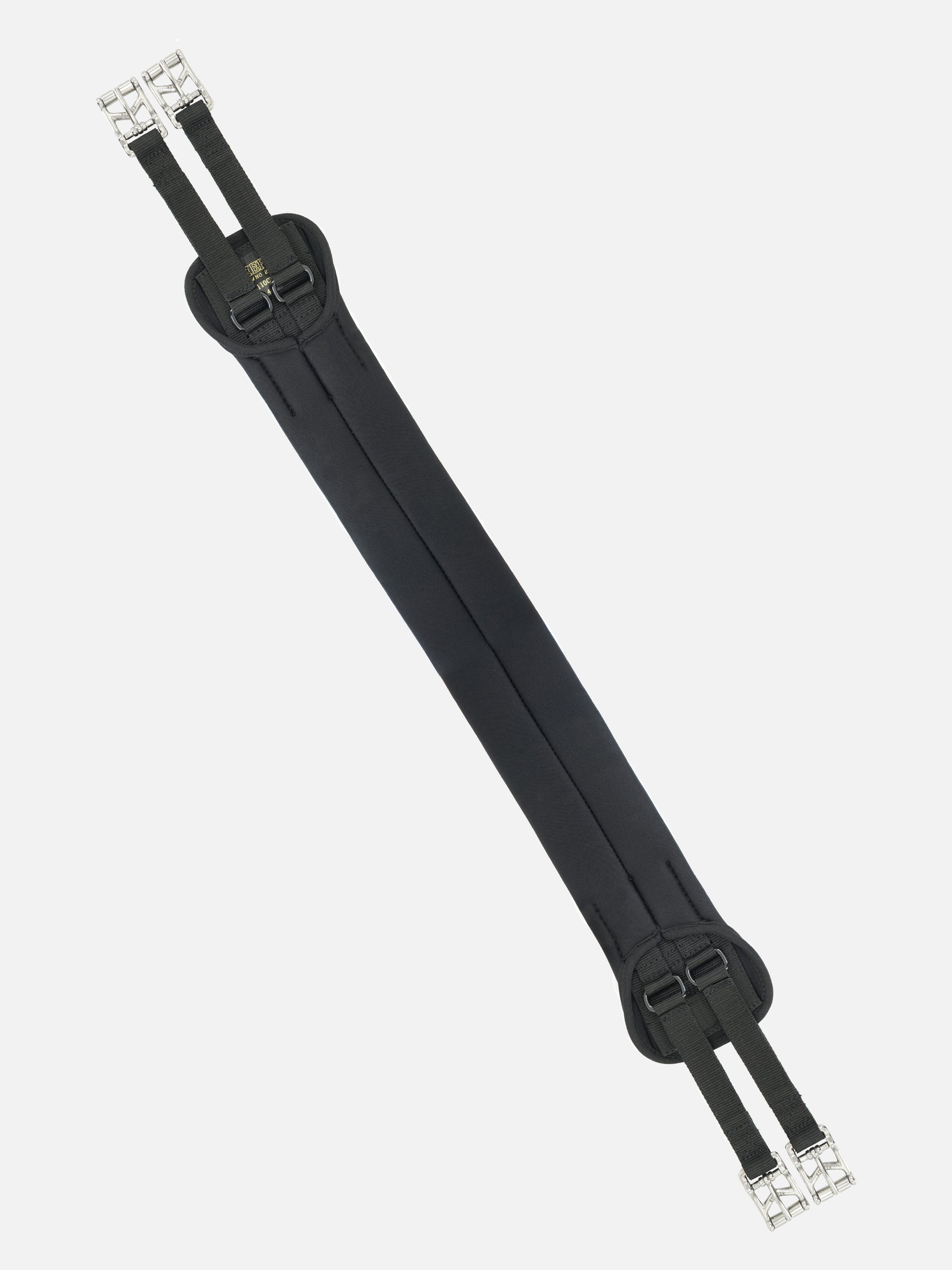 Langgurt Kiefferpren ohne Elastik in Schwarz mit Rollschnallen