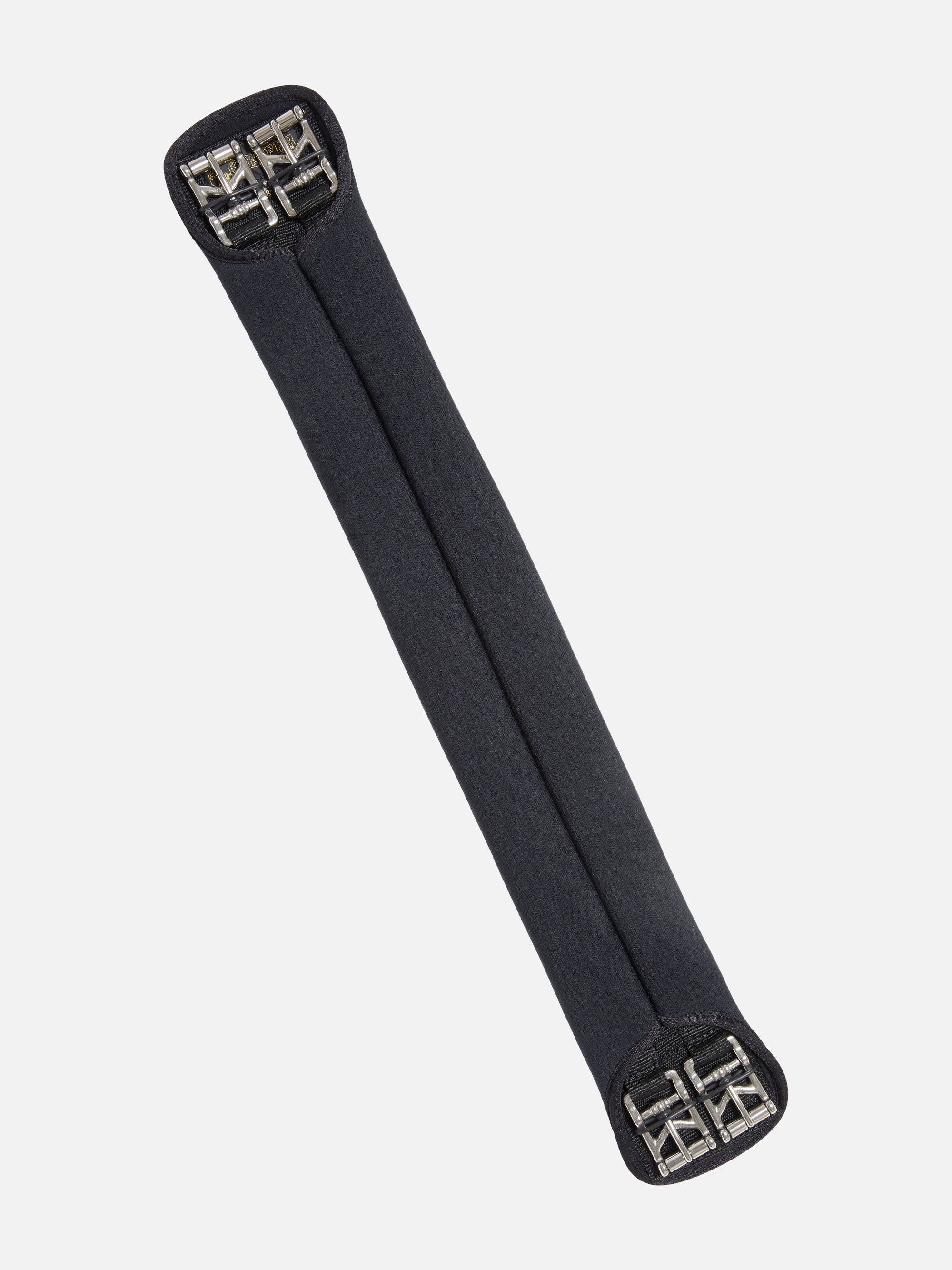 Kurzgurt Softtech Line in Schwarz mit Rollschnallen und Elastomerband