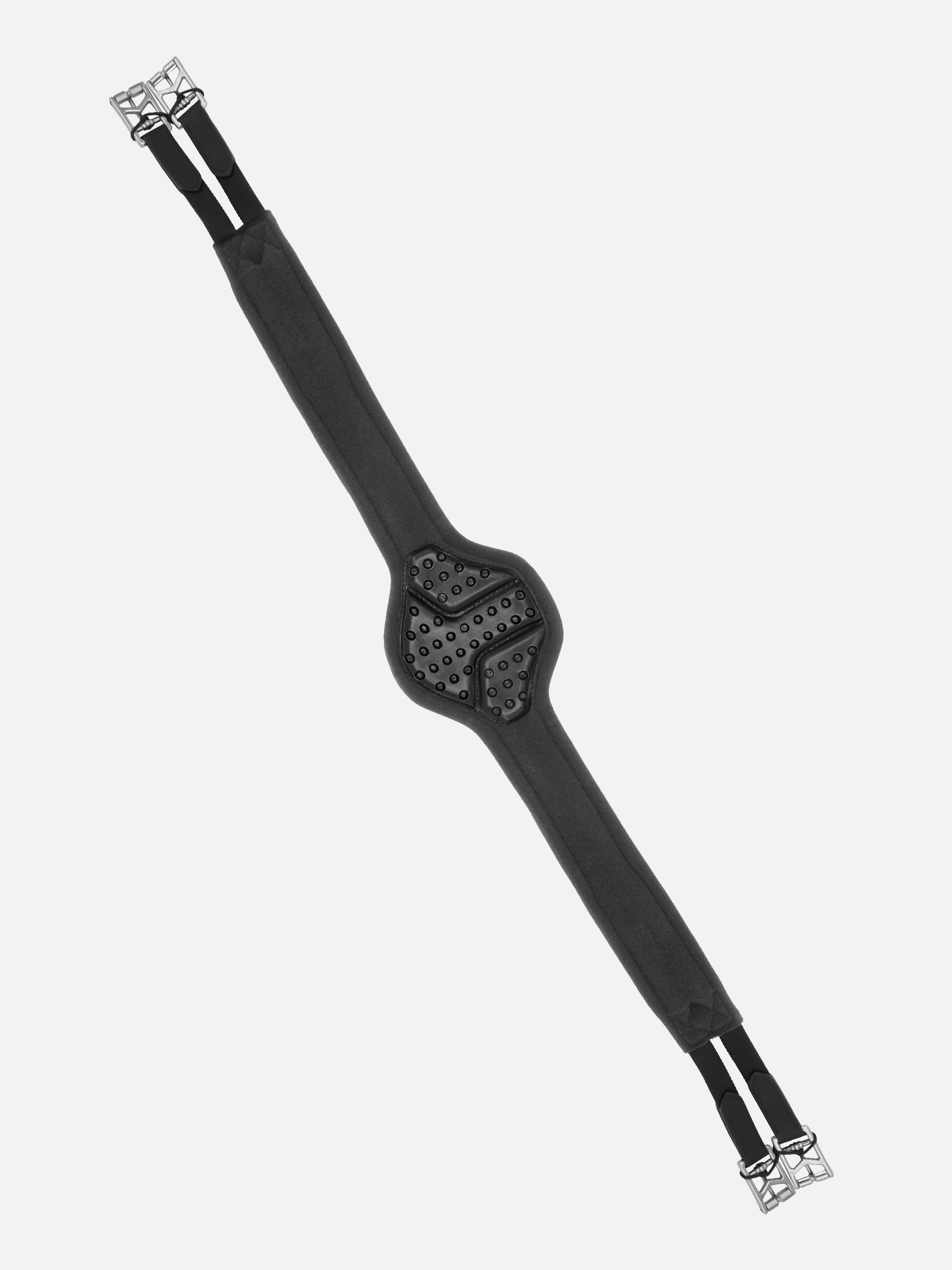 Unterseite Sattelgurt Kieffer EquiConnect®, lang, mit Bauchauflage und rutschhemmendem Kautschuk-Pad