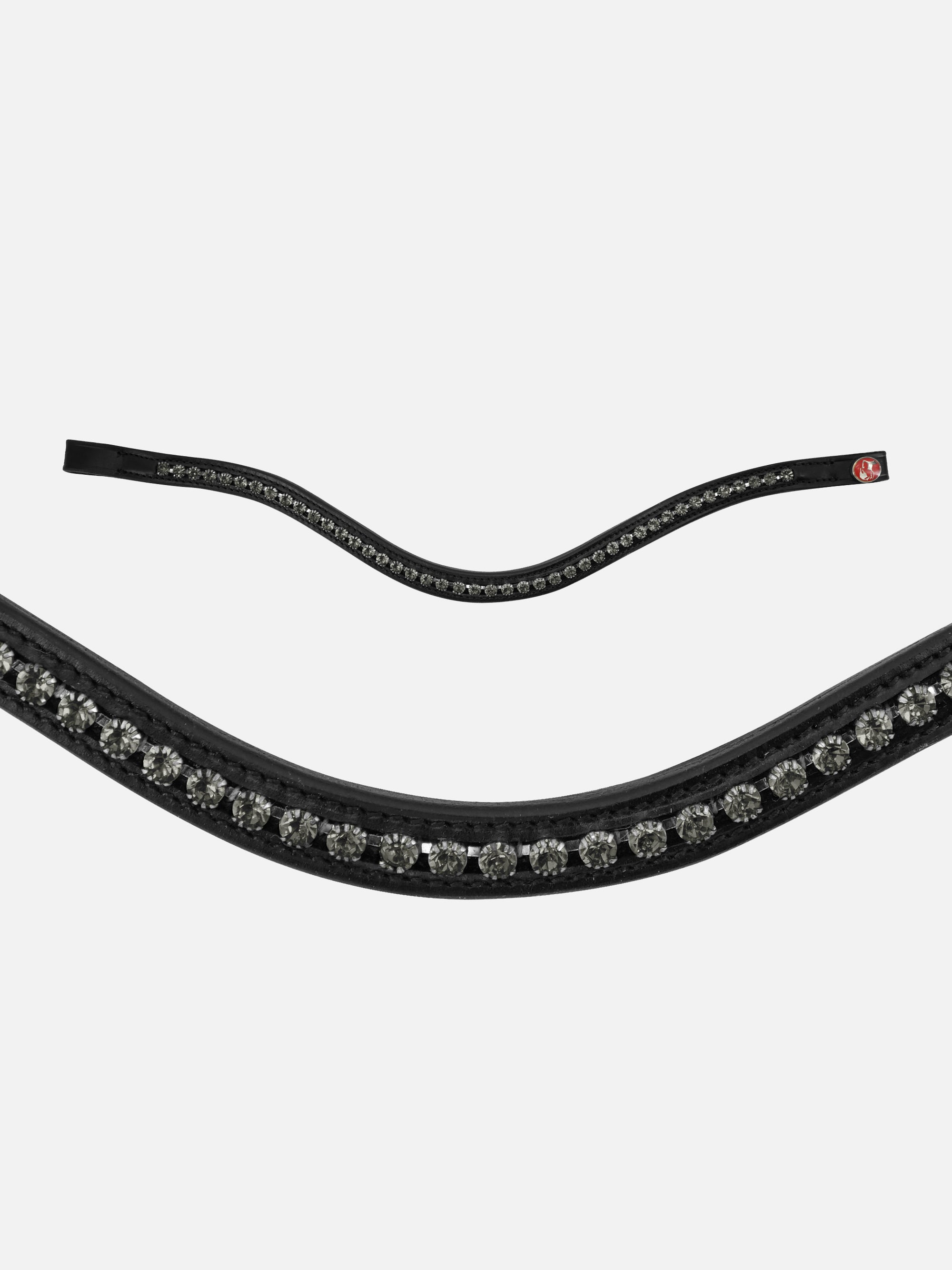 Kandaren-Stirnband Paris, hellgraue Swarovski® Kristalle