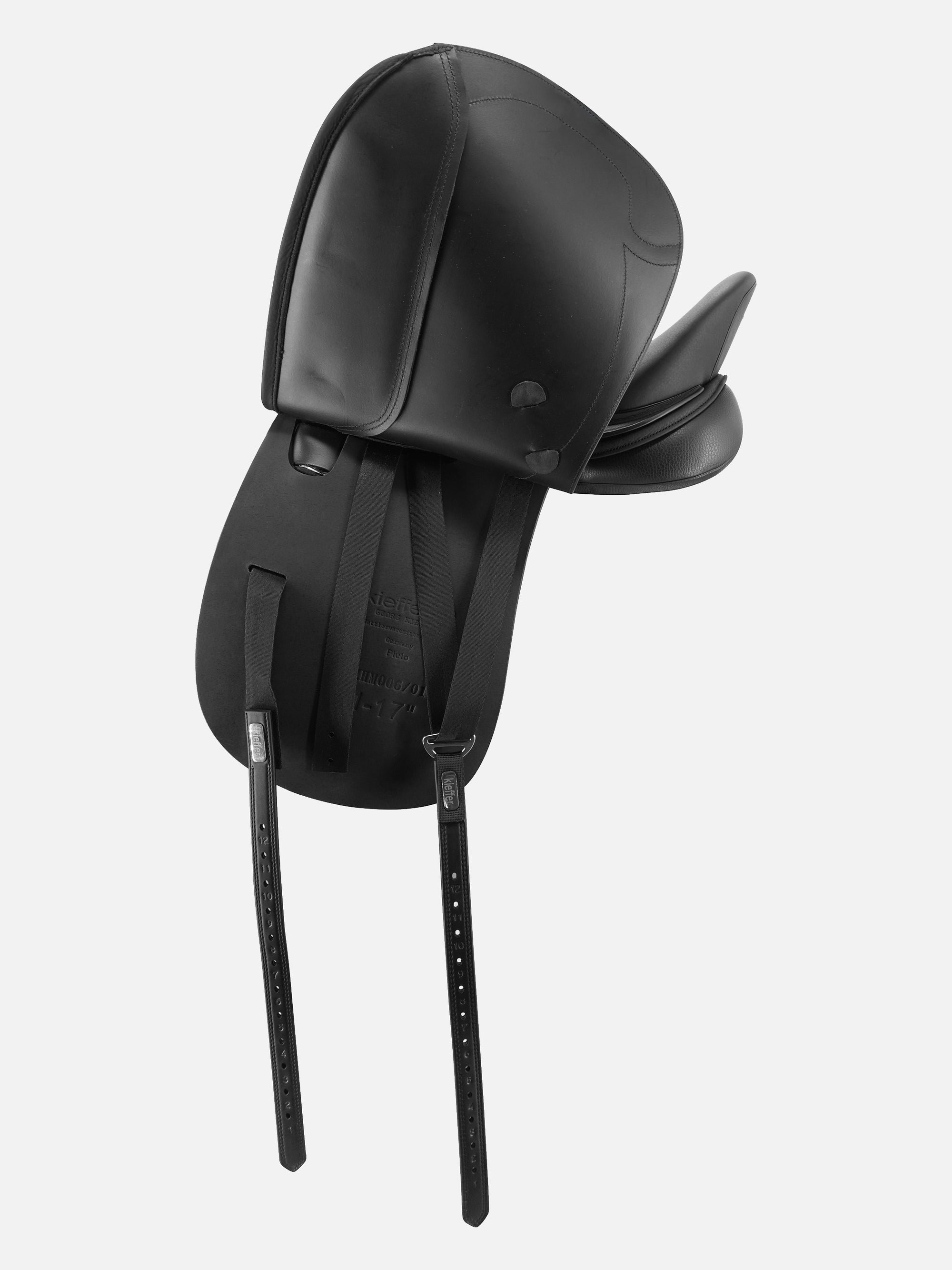 Blick unter das Sattelblatt von Dressursattel Pluto