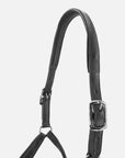 Detailfoto Leder-Stallhalfter Kieffer Ultrasoft® in Schwarz: Kopfstück