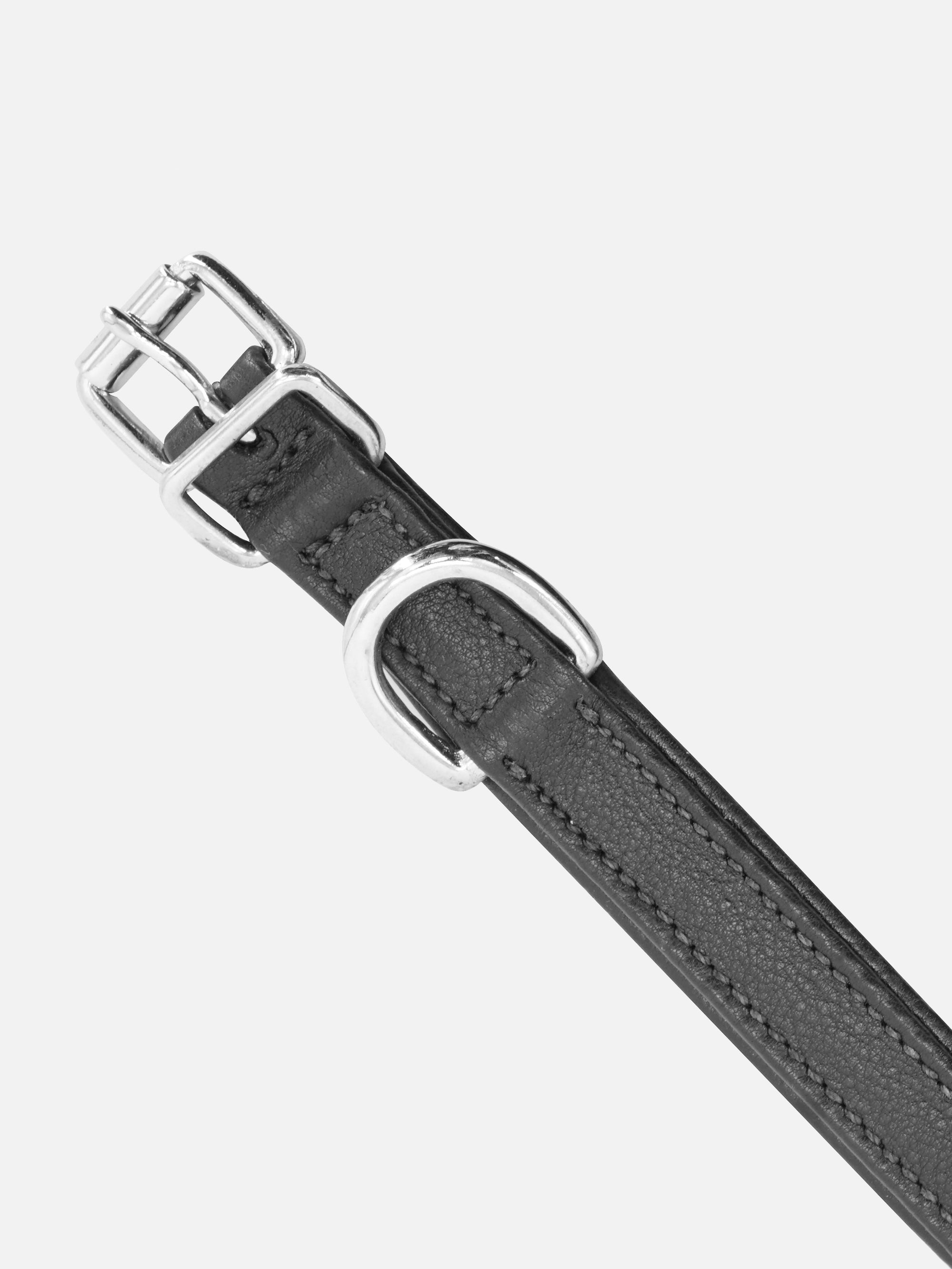 Detailfoto vom Verschluß des schlichtes Hundehalsbands Kieffer Ultrasoft® in Schwarz