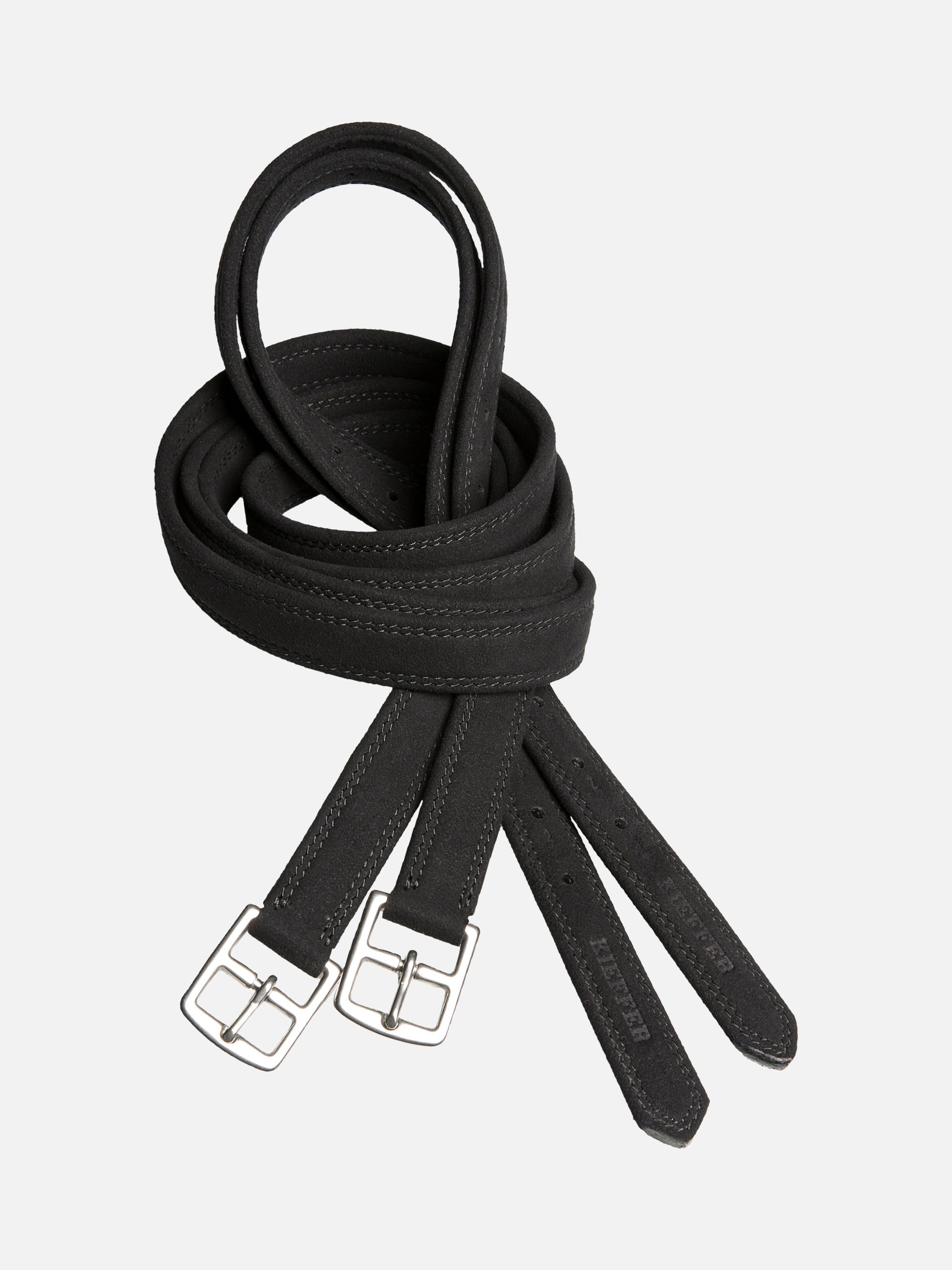 Steigbügelriemen Softtech aus weicher Micro Fibre in Schwarz