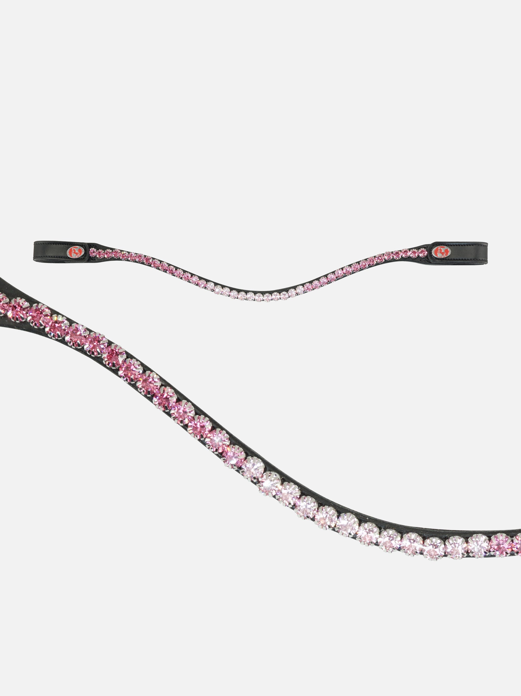 Stirnband Kieffer FlexiLoop® Luxe Cherry Blossom mit 8 mm großen, rosafarbenen und weißen Premium-Kristallen von Swarovski®