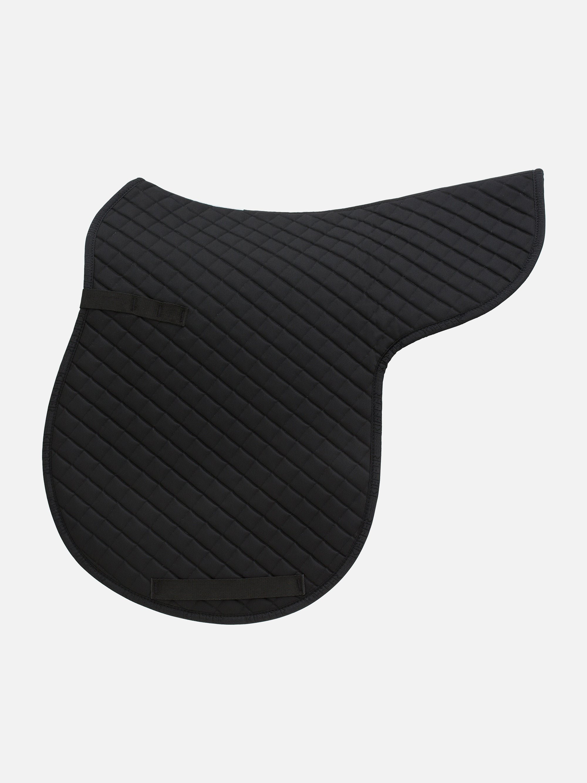 Molton-Satteldecke, Vielseitigkeitsausführung in Schwarz