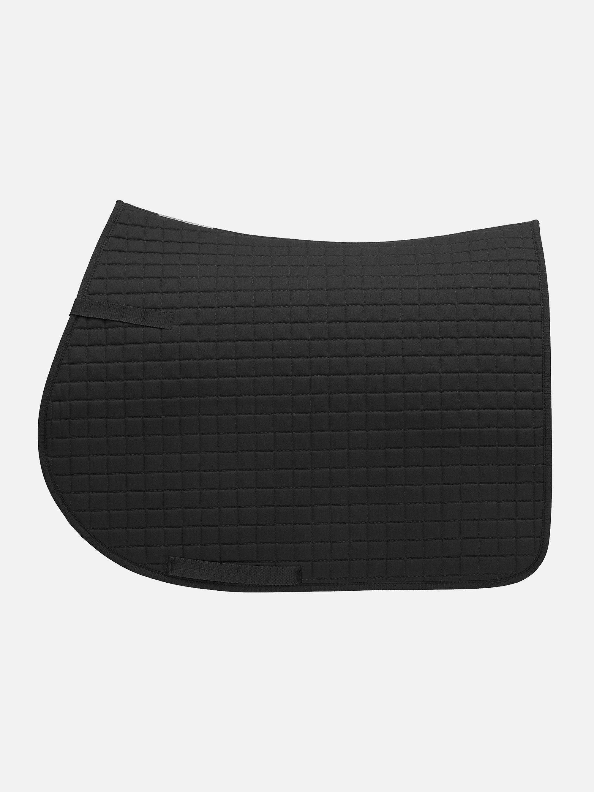 Molton-Schabracke, Vielseitigkeitsausführung in Schwarz