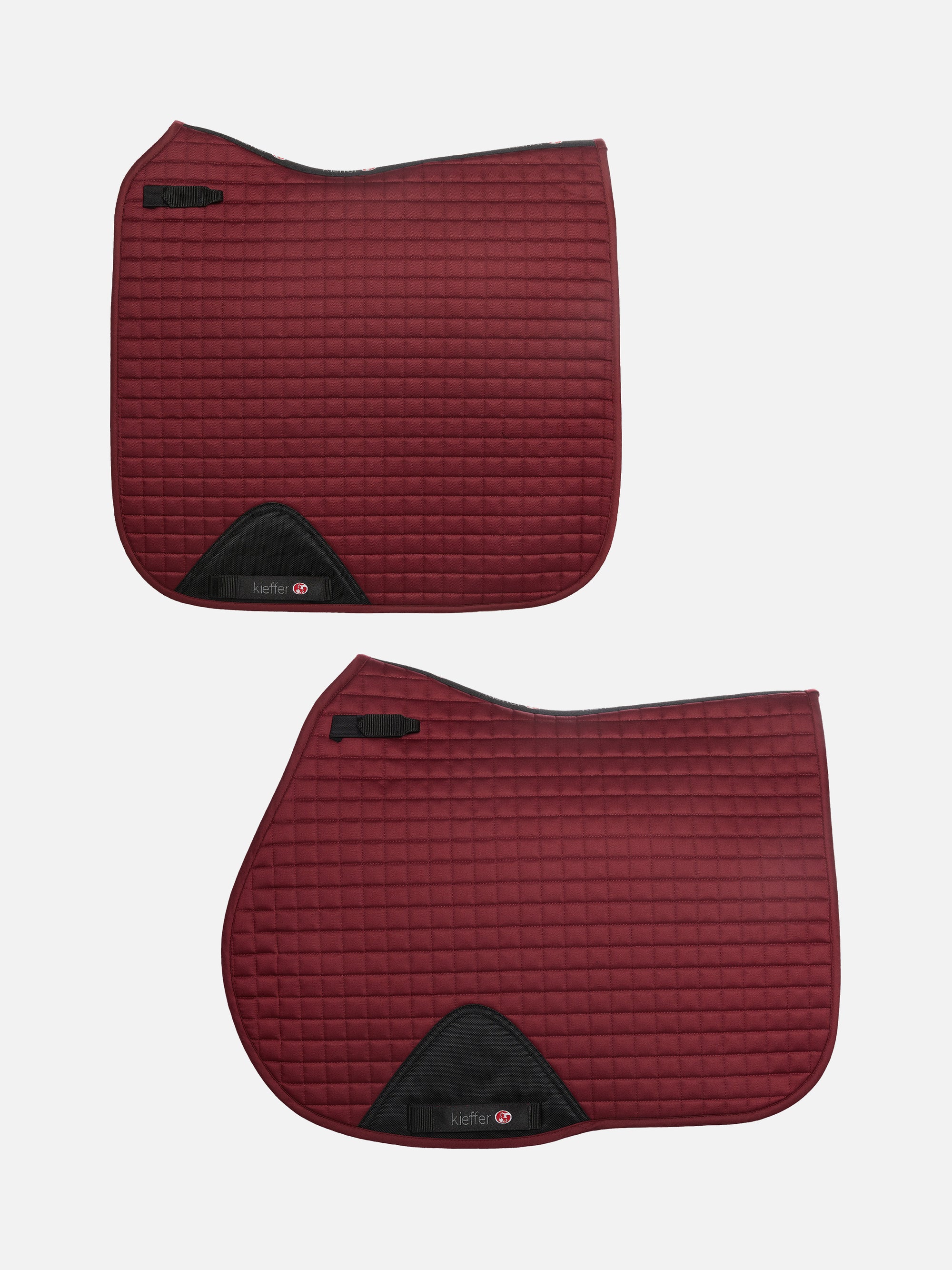 Schabracke Cotton Pro als Dressur- und Vielseitigkeitsausführung in Burgund