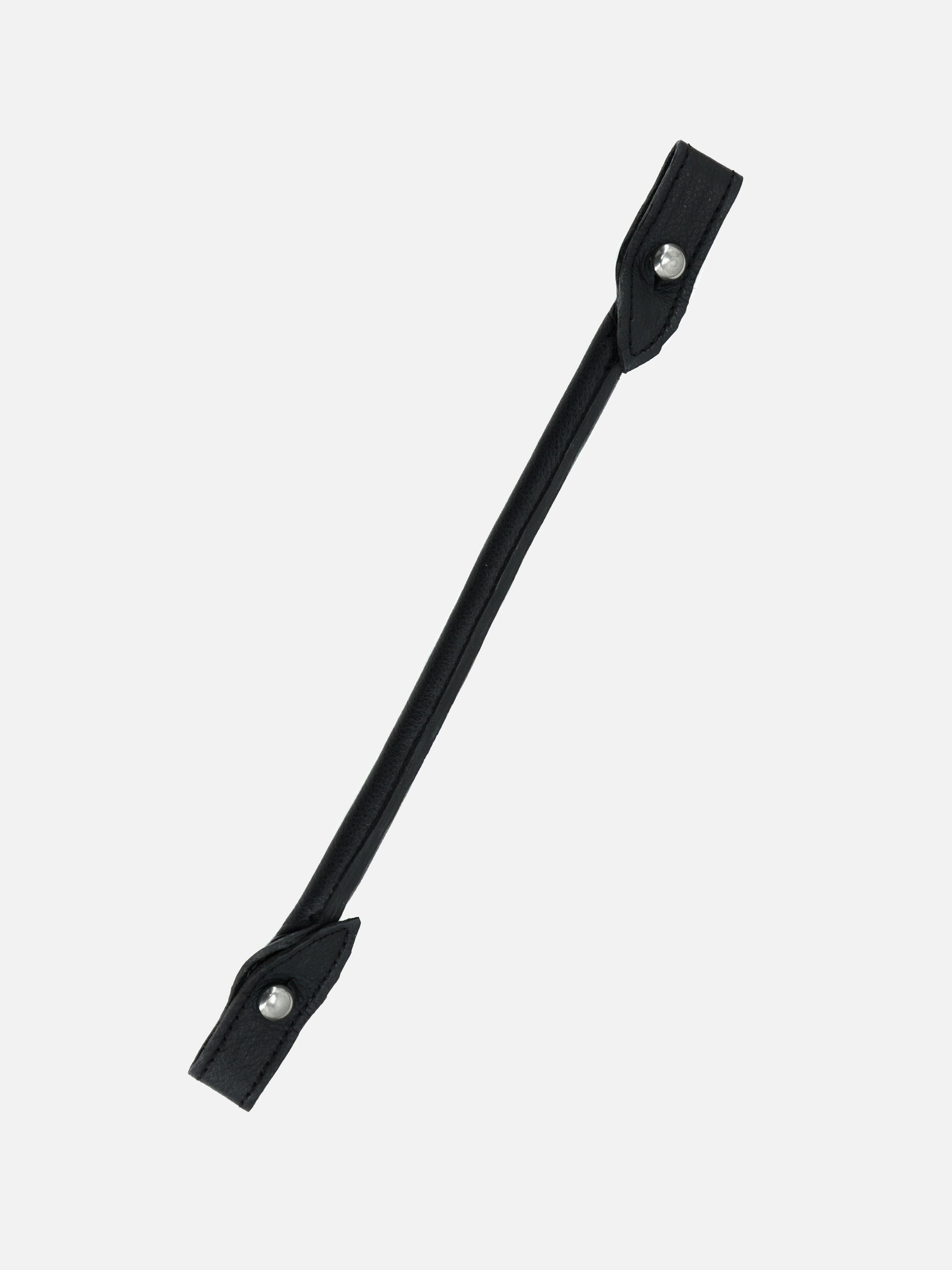 Sattelanfassriemen, rundgenäht in Schwarz