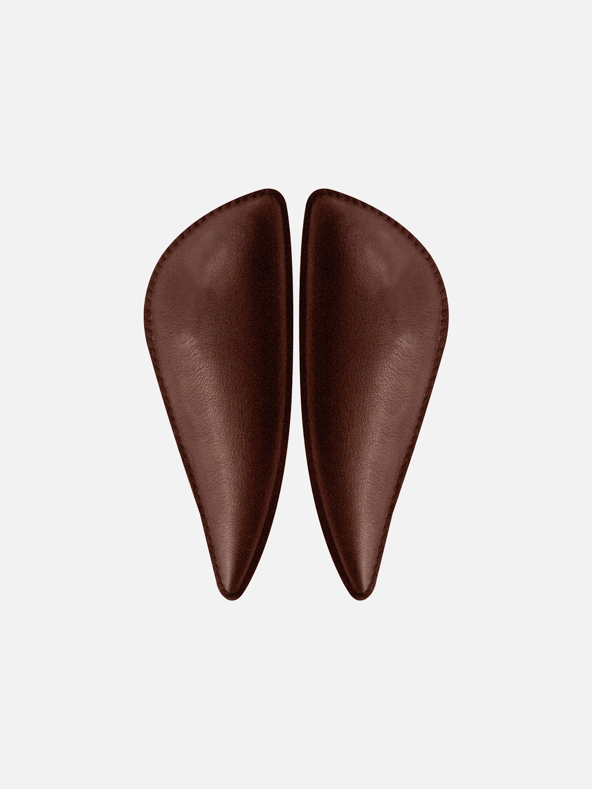 Kniepausche mit Klett, MT-004, klein, rotbraun