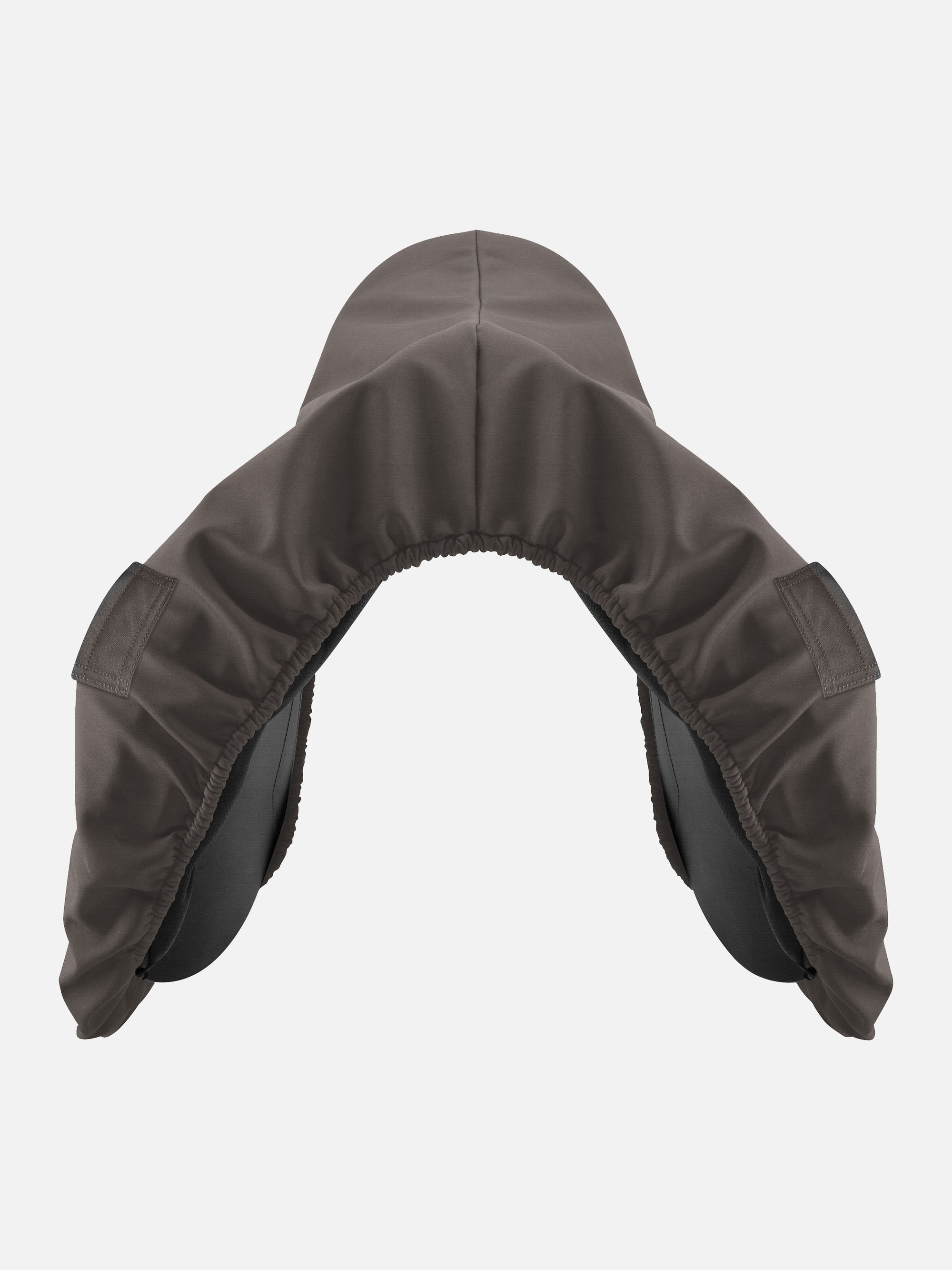 Vorderansicht Premium-Sattelüberzug Comfort in Braun