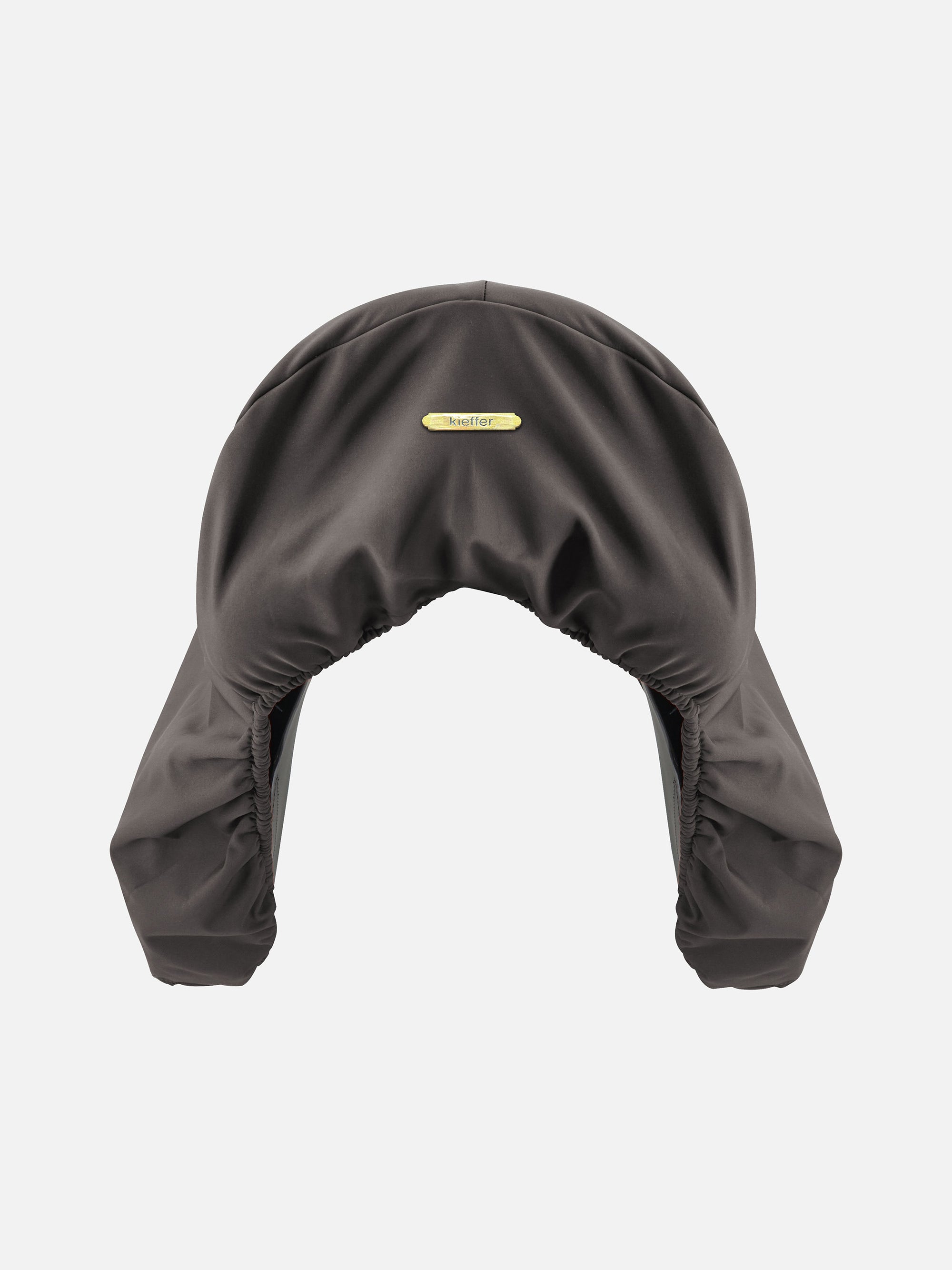 Rückansicht Premium-Sattelüberzug Comfort in Braun