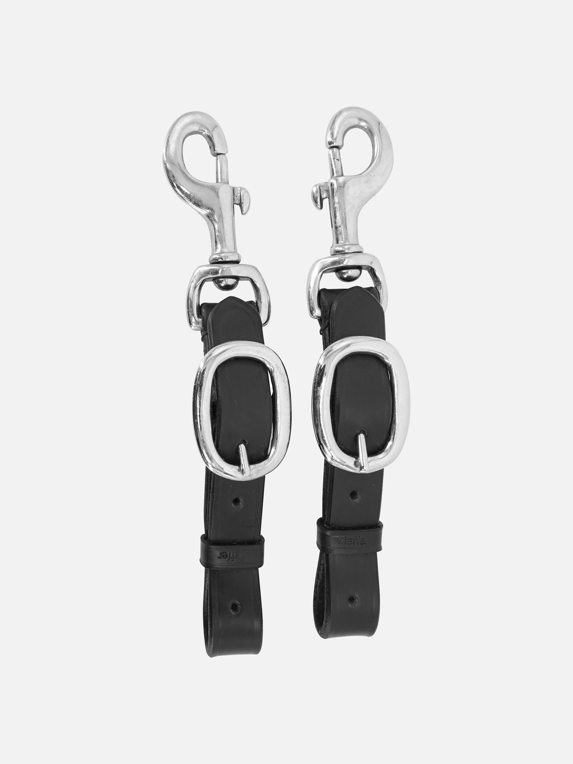 Backenstück für den Wanderzaum Trail in Schwarz mit Karabiner