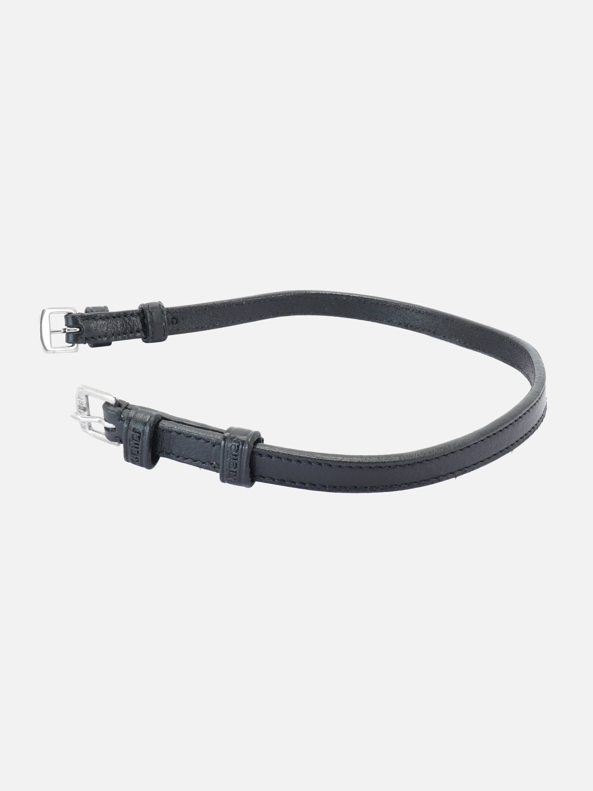 Kehlriemen Kieffer Ultrasoft® Economy in Schwarz mit Chrombeschlägen