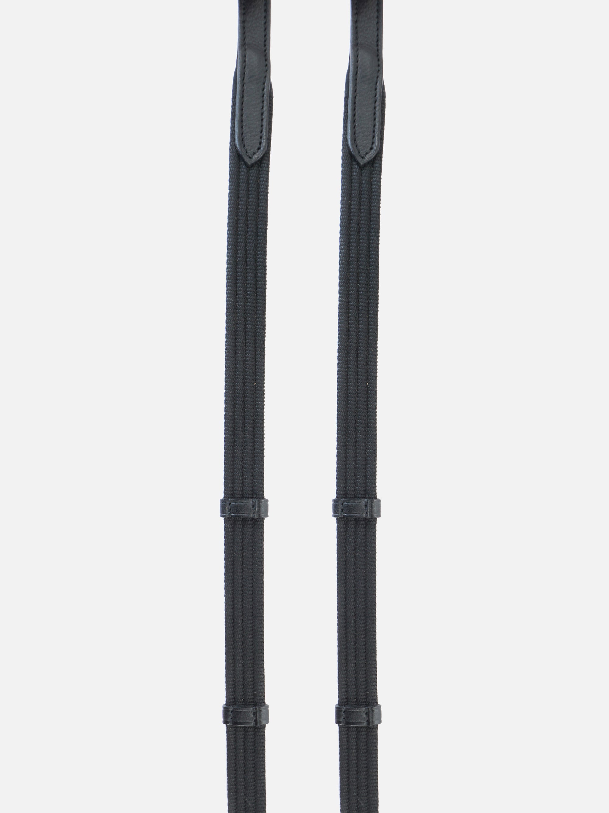 Detailfoto der Zügel Kieffer Ultrasoft® Economy in Schwarz mit Chrombeschlägen