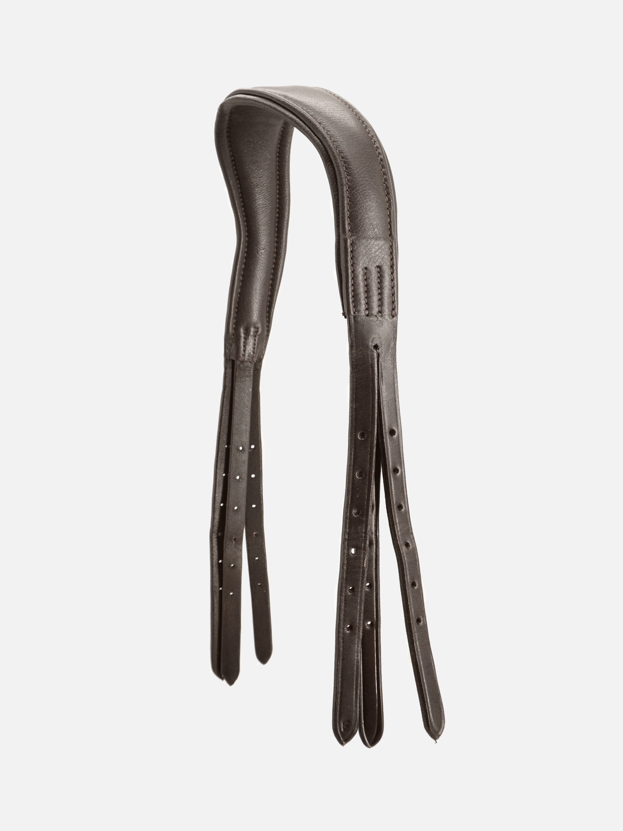 Kopfstück Kieffer Ultrasoft® Tara in Braun mit drei Strippen