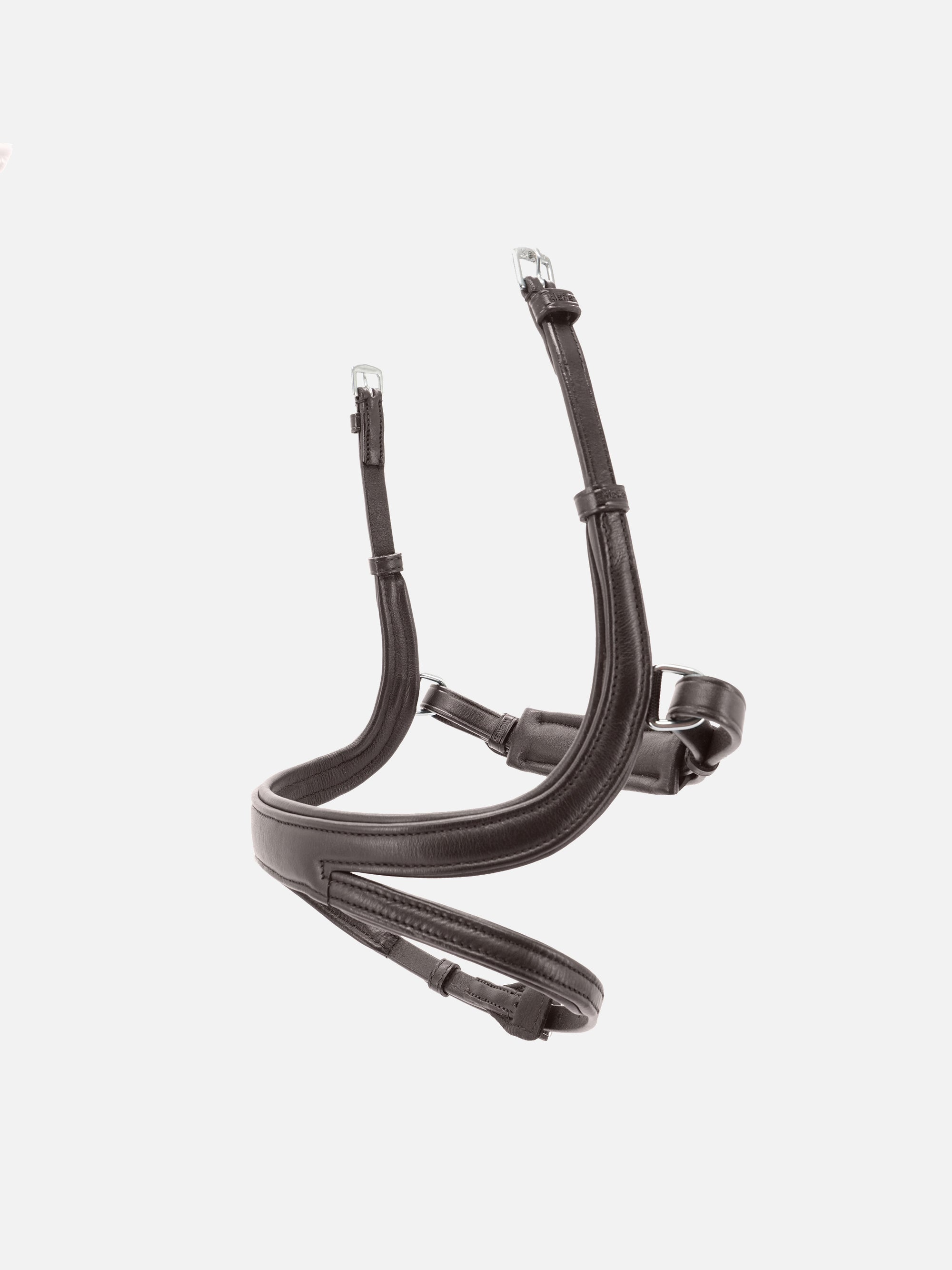 Schwedisches Reithalfter Kieffer Ultrasoft® Tara in Braun mit Chrombeschlägen