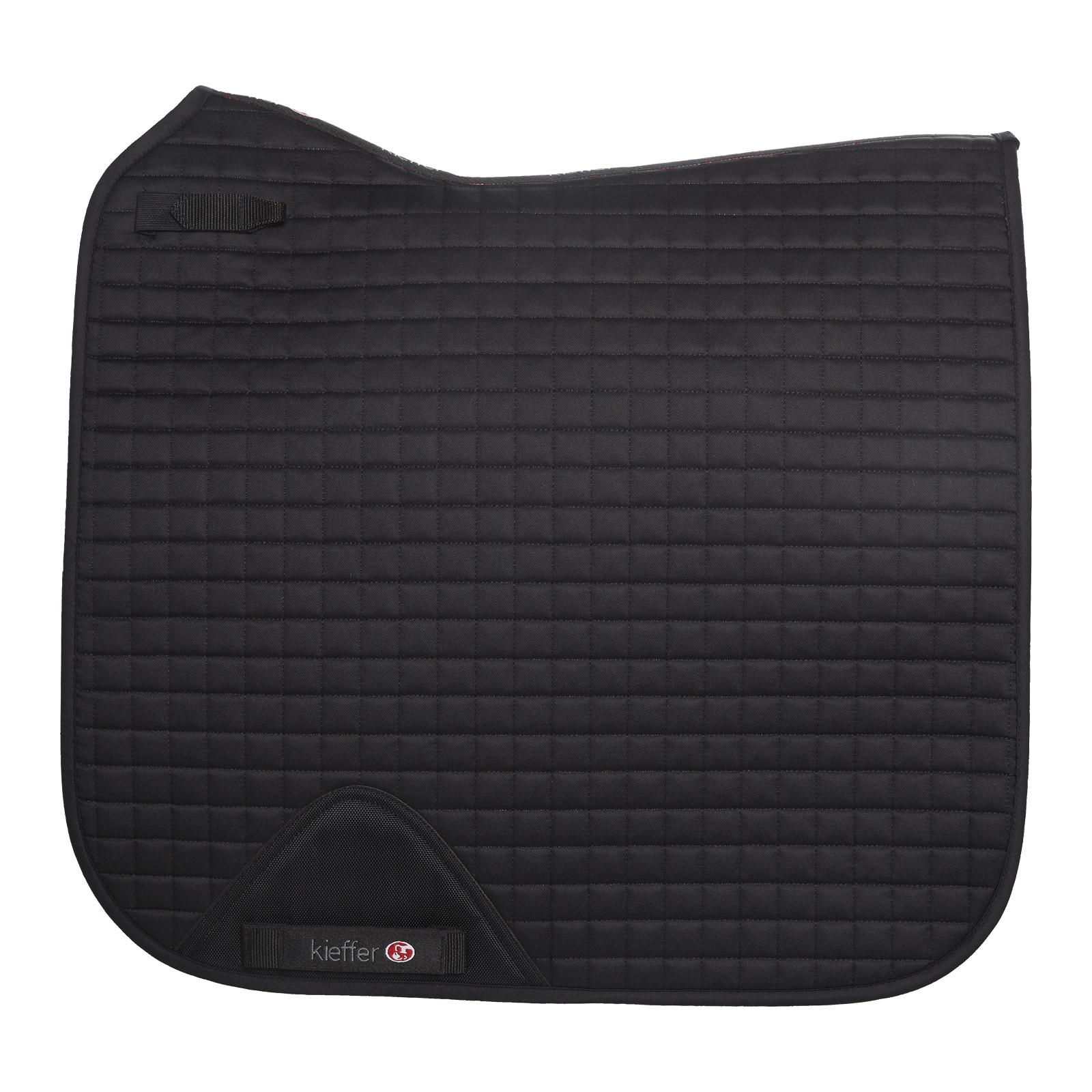 Full Quilted Cotton Saddle Cloth Protack Saddle Pad Black 